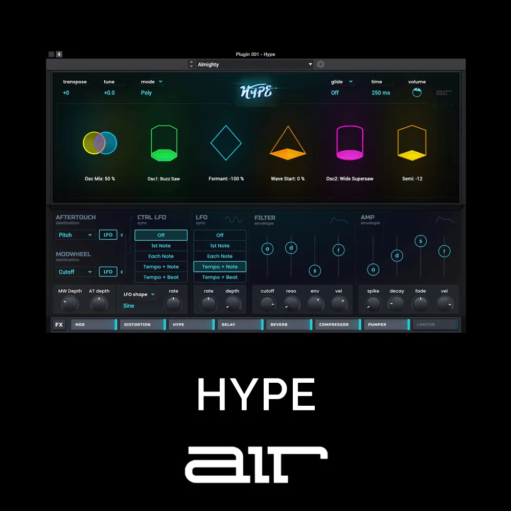 دانلود AIR Music Technology Hype v1.1.0-R2R